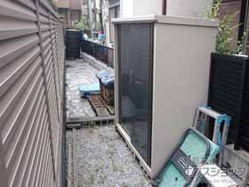 の物置・屋外倉庫 エルモ 積雪型 (LMDS-2908-SM) 施工例