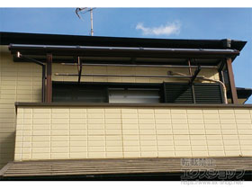 のバルコニー・ベランダ屋根 プレシオステラス R型 屋根タイプ 単体 積雪〜20cm対応 施工例