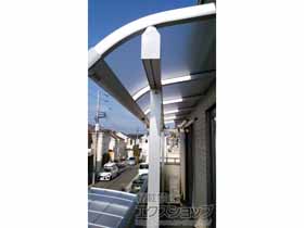 のバルコニー・ベランダ屋根 ヴェクターテラス R型 屋根タイプ 単体 積雪〜20cm対応 施工例