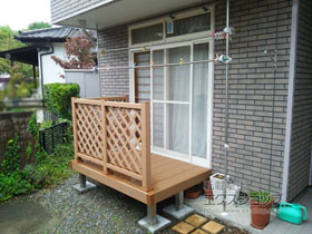 のウッドデッキ リウッドデッキ 200 施工例