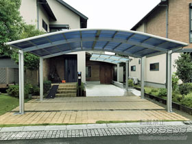 のカーポート レイナポートグラン　積雪〜20cm対応 施工例