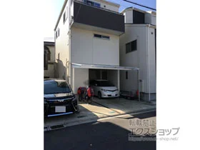 LIXIL(リクシル)のテラス屋根 スピーネ F型 テラスタイプ 単体 積雪～20cm対応*自在桁はね出し 施工例