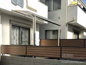 のテラス屋根 ヴェクターテラス R型 テラスタイプ 単体 積雪〜20cm対応 施工例