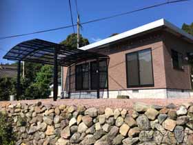 のカーポート ネスカR (ラウンドスタイル) ワイド 積雪〜20cm対応 施工例