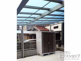 の物置・屋外倉庫 シンプリー 一般型 1520×905×1903 MJX-159E-P-TB 施工例