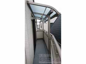 のバルコニー・ベランダ屋根 スピーネ R型 屋根タイプ 単体 積雪〜20cm対応 施工例