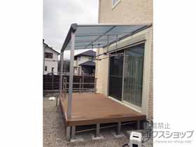 のテラス屋根 ヴェクターテラス F型 テラスタイプ 単体 積雪〜20cm対応 施工例