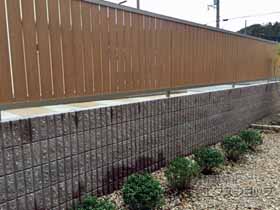 のフェンス・柵 セレビューフェンス RP4型 自在柱式 *2 施工例