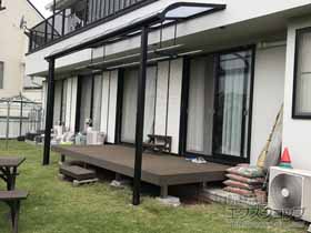 のウッドデッキ レストステージ 幕板納まり 施工例