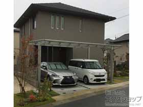 のカーポート エフルージュ ツイン 積雪〜20cm対応 施工例