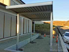 のカーポート テリオスポートIII 1500 角柱4本仕様 積雪〜50cm対応 施工例