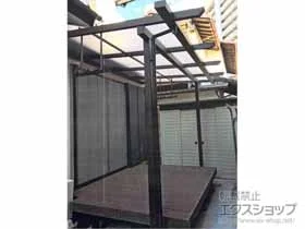 YKKAPのテラス屋根 サザンテラス (パーゴラ仕様) テラスタイプ 単体 積雪～20cm対応 施工例