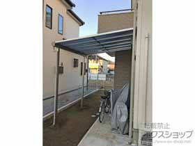 のテラス屋根 ヴェクターテラス F型 テラスタイプ 単体 積雪〜20cm対応 施工例