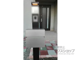 YKKAPのポスト・門柱・宅配ボックス シンプレオ ポストユニット 1型 施工例