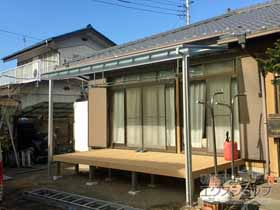 のウッドデッキ リウッドデッキ 200 施工例