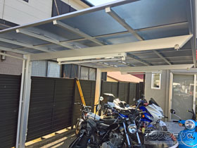 のカーポート ソリッドポート 積雪〜20cm対応 施工例