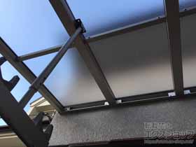 のバルコニー・ベランダ屋根 ヴェクターテラス F型 1500 屋根タイプ 単体 積雪〜50cm対応 施工例