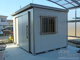 の物置・屋外倉庫 ヨド蔵MD 合板床タイプ 3,640×2,600×2,500 DZB-3625HW-SG 施工例
