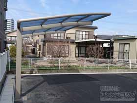 のカーポート ネスカR (ラウンドスタイル) 積雪〜20cm対応 施工例