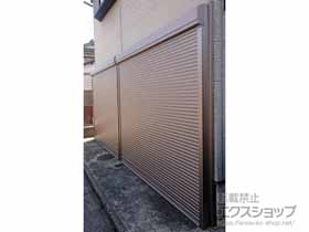ガレージシャッター 【特注】ガレージシャッタークワトロ 電動式 外部付タイプ 施工例