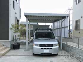 のカーポート テリオスポートIII 1500 角柱4本仕様 積雪〜50cm対応 施工例