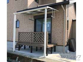 のテラス屋根 ヴェクターテラス F型 テラスタイプ 単体 積雪〜20cm対応 施工例