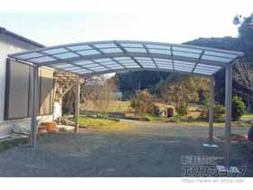 のカーポート ネスカR ワイド 積雪〜20cm対応 台風補償付 施工例