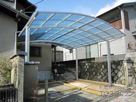 のカーポート レイナツインポートグラン　積雪〜20cm対応 施工例