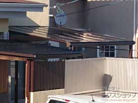 のテラス屋根 ヴェクターテラス F型 テラスタイプ 単体 積雪〜20cm対応 施工例