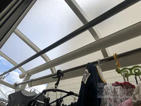 YKKAPのバルコニー屋根 ヴェクターテラス R型 屋根タイプ 単体 積雪～20cm対応 施工例