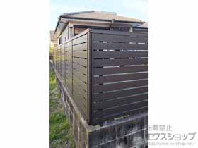 のフェンス・柵 セレビューフェンス R3型 自在柱 施工例