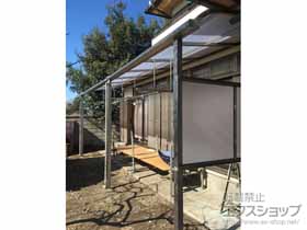 のテラス屋根 スピーネ R型 テラスタイプ 連棟 積雪〜20cm対応 施工例