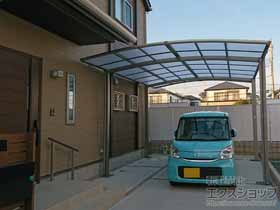 のカーポート ネスカR (ラウンドスタイル) ワイド 積雪〜20cm対応 施工例