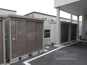 の物置・屋外倉庫 Mr.ストックマンダンディ 一般型 結露減少型 2016×1222×2110 ND-Z2012-B 施工例