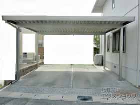 のカーポート テリオスポートIII 900 2台用 角柱4本仕様 積雪〜30cm対応 施工例