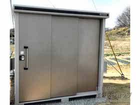 の物置・屋外倉庫 エルモ 積雪型 2220×1520×2120 LMDS-2215-MR 施工例