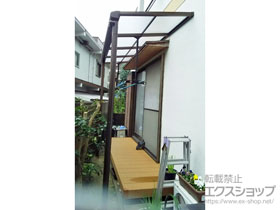 のテラス屋根 ヴェクターテラス F型 テラスタイプ 単体 積雪〜20cm対応 施工例