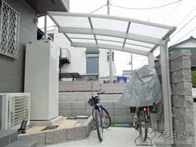 のサイクルポート・駐輪場 プレシオスポート ミニ 積雪〜20cm対応 施工例