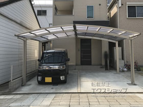 のカーポート レイナポートグラン M合掌　積雪〜20cm対応 施工例