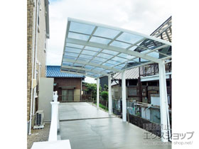 のカーポート レイナポートグラン 縦連棟　積雪〜20cm対応 施工例