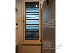 の二重窓（内窓） インプラス ダストバリア仕様 開き窓 外観左吊元 施工例