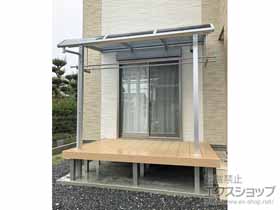 のテラス屋根 ヴェクターテラス R型 テラスタイプ 単体 積雪〜20cm対応 施工例