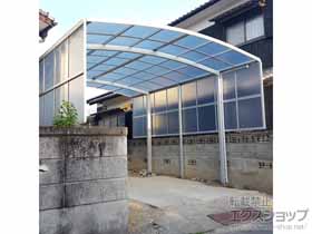 のカーポート ネスカR (ラウンドスタイル) ワイド 積雪〜20cm対応 施工例