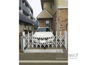 のカーゲート トリップゲート RB型 ノンレール 片開き 30S 施工例