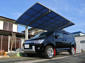 のカーポート プレシオスポート 積雪〜20cm対応 施工例