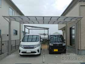 のカーポート エフルージュ ツイン 積雪〜20cm対応 施工例