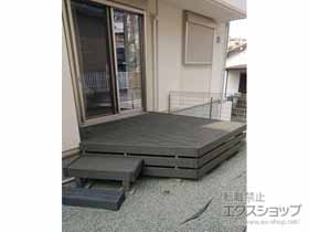 のウッドデッキ リウッドデッキ 200 ※斜めカット 施工例