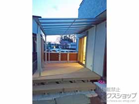 のテラス屋根 ヴェクターテラス F型 テラスタイプ 単体 積雪〜20cm対応 施工例