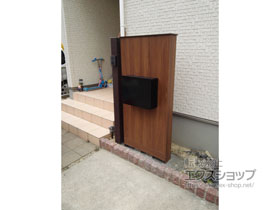 の機能門柱・ポスト ウォールスクリーン ファンクション門袖 施工例
