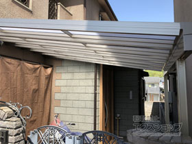 のテラス屋根 スピーネ F型 テラスタイプ 単体 積雪〜20cm対応 施工例